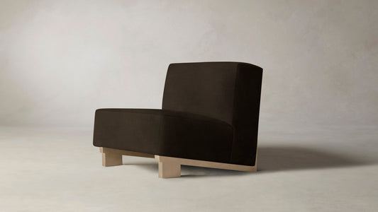 The Remsen  - Nubuck Leather Espresso Chair