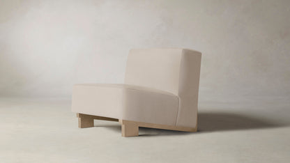 The Remsen  - Pebbled Leather Stone Chair