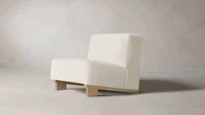 The Remsen  - Pebbled Leather Swan Chair