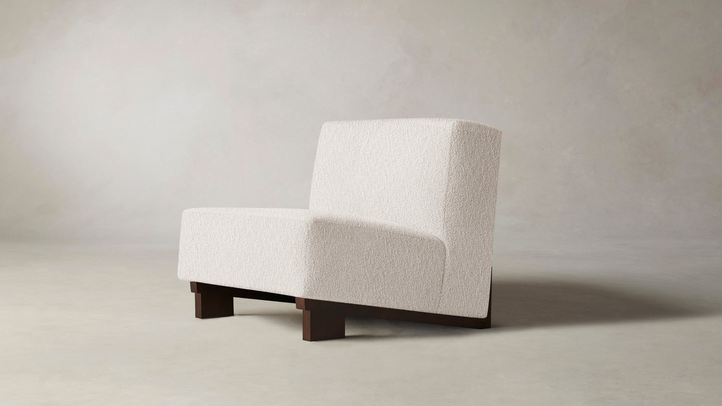 The Remsen  - Performance Bouclé Polar Chair