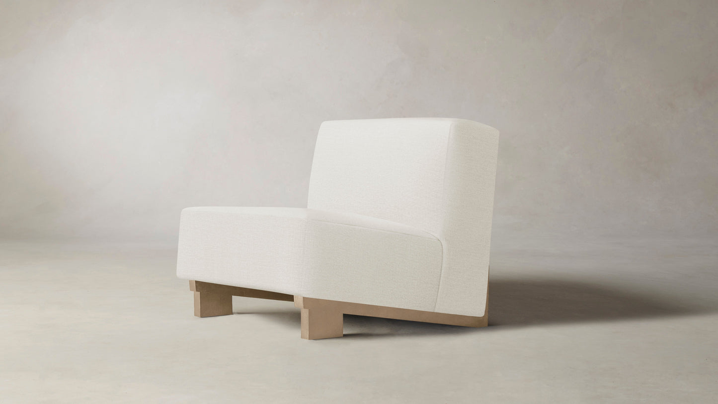 The Remsen  - Performance Linen Oyster Chair