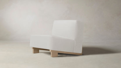 The Remsen  - Performance Textured Linen Bone Chair