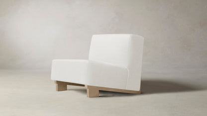 The Remsen  - Performance Textured Linen Pearl Chair