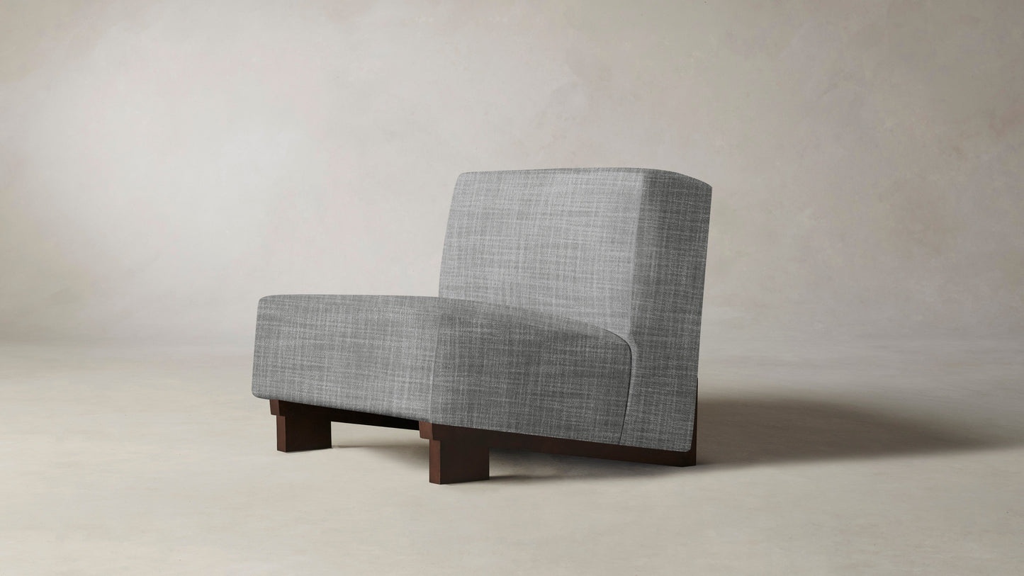 The Remsen  - Performance Textured Tweed Alpine Chair