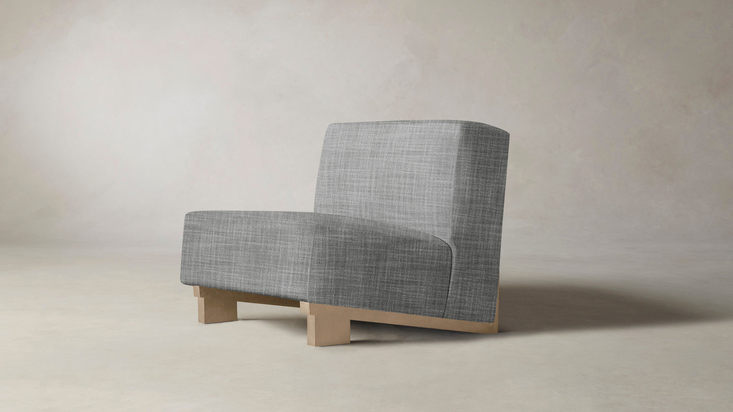 The Remsen  - Performance Textured Tweed Alpine Chair