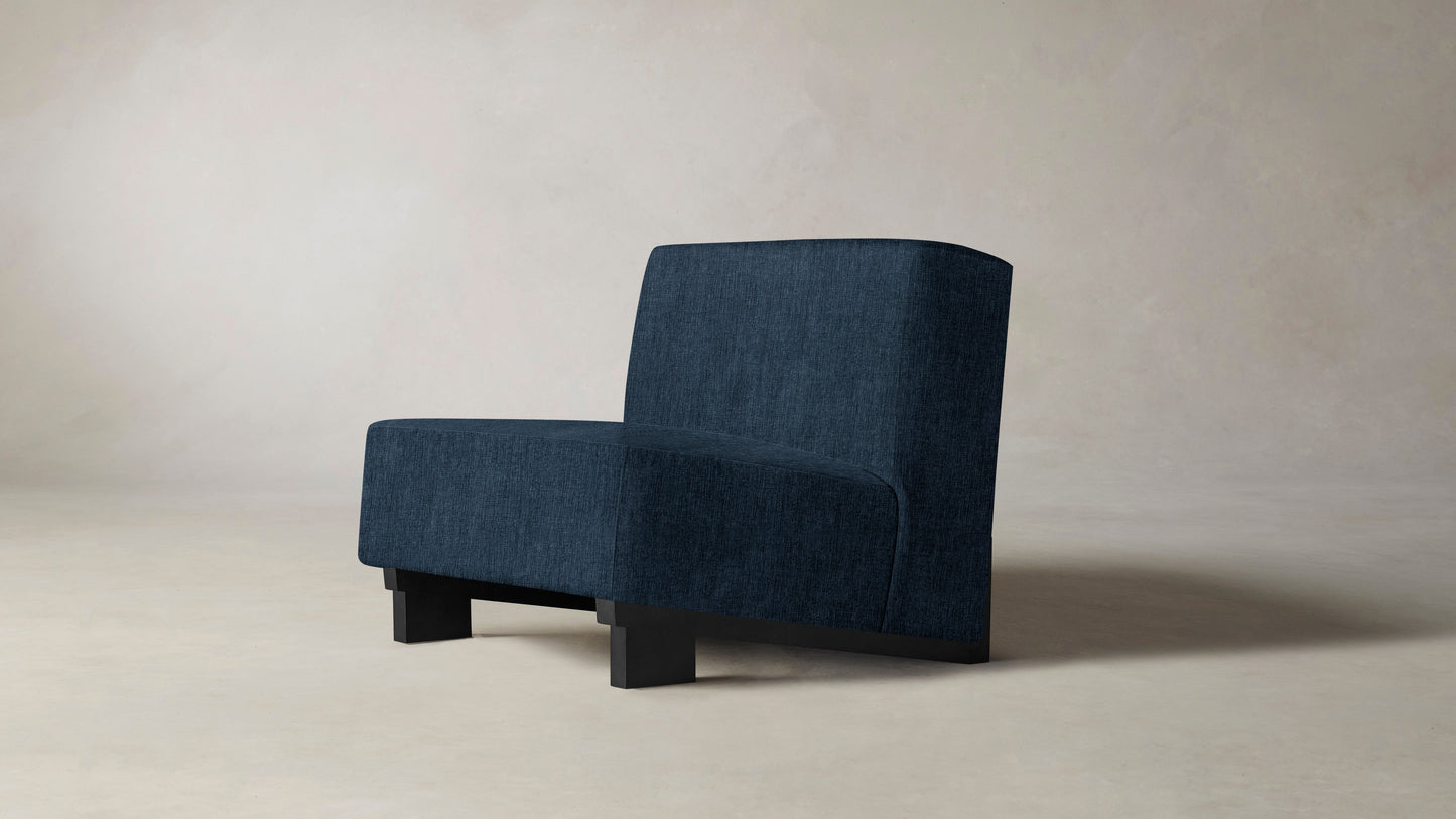 The Remsen  - Performance Tweed Denim Chair