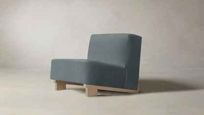 The Remsen  - Performance Velvet Seafoam Chair