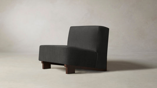 The Remsen  - Performance Velvet Slate Chair