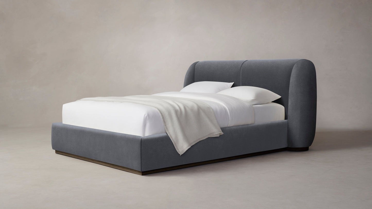 The Smith  - Performance Velvet Lunar Bed - 42" Headboard