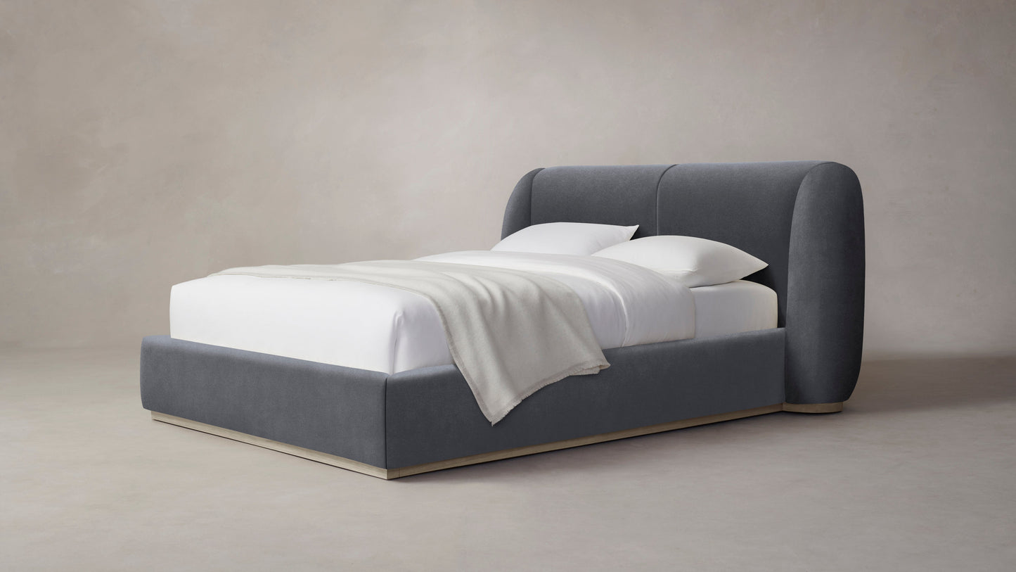 The Smith  - Performance Velvet Lunar Bed - 42" Headboard