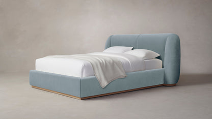 The Smith  - Performance Velvet Sky Bed - 42" Headboard