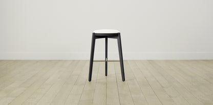 The Stanton with Brushed Nickel - Performance Textured Tweed Snow Bar and Counter Stool