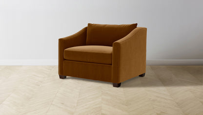 The Sullivan  - Mohair Brown Sugar Chair and a Half