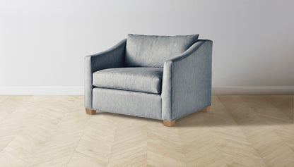 The Sullivan  - Performance Melange Weave Aegean Chair and a Half