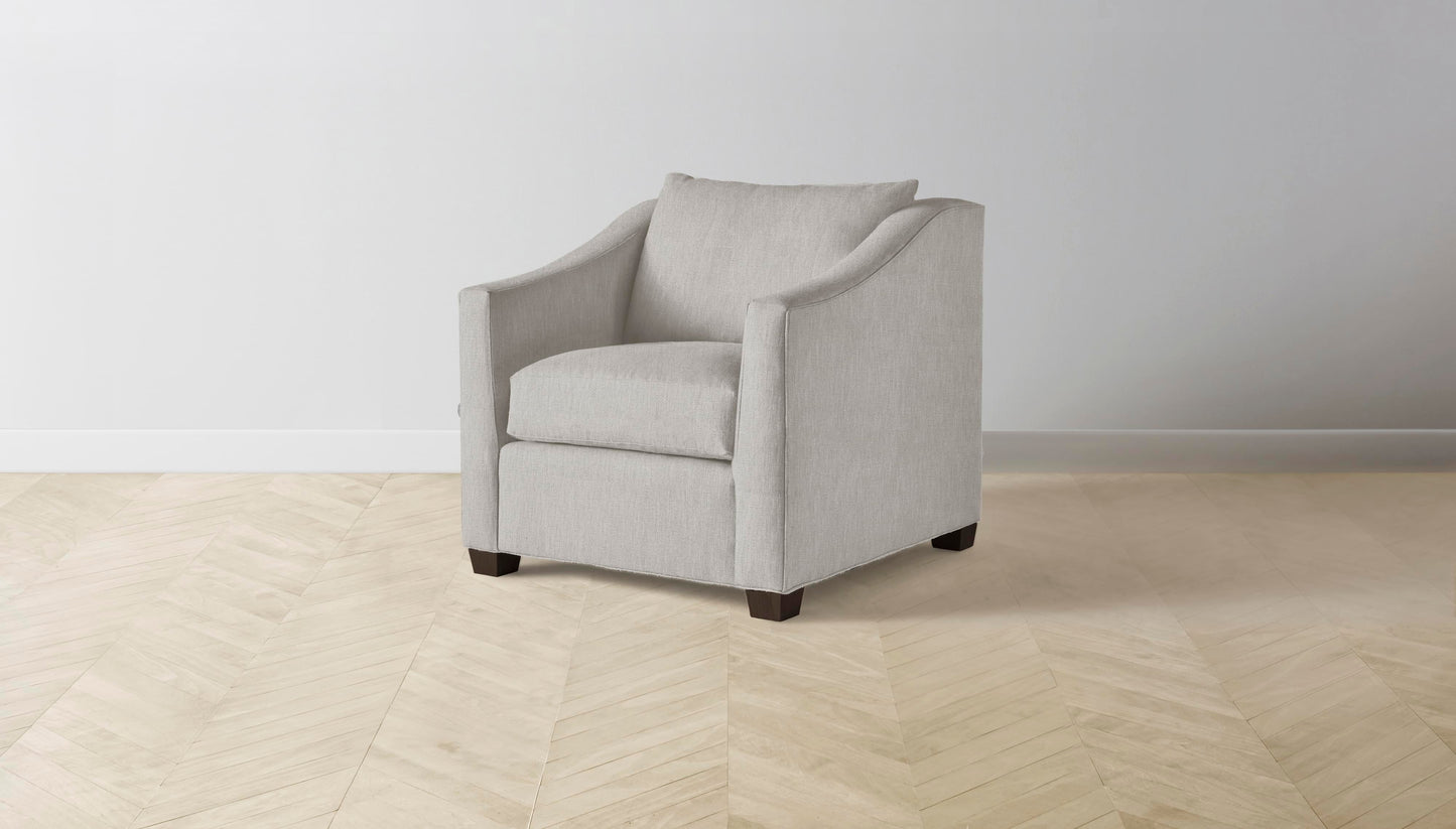 The Sullivan  - Performance Melange Weave Flint Chair