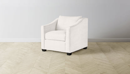 The Sullivan  - Performance Textured Tweed Snow Chair