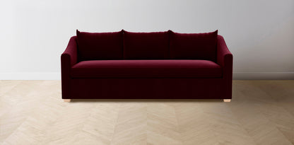 The Sullivan  - Mohair Crimson Sofa